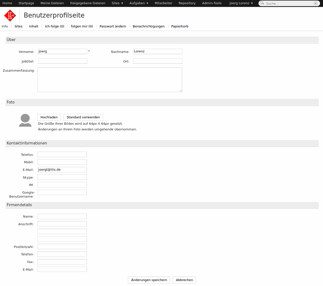 Odoo image and text block